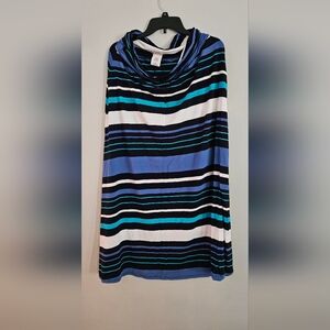 Merona Multicolor Striped Maxi Skirt